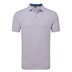 FootJoy Balance Stripe Lisle Herren Poloshirt, blau/weiss/rosa