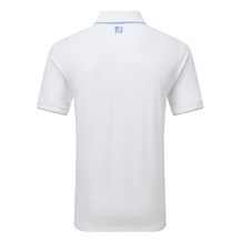 FootJoy Tipped Pique Herren Poloshirt, weiss