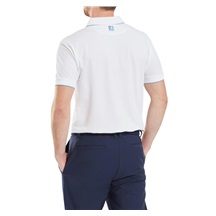 FootJoy Tipped Pique Herren Poloshirt, weiss