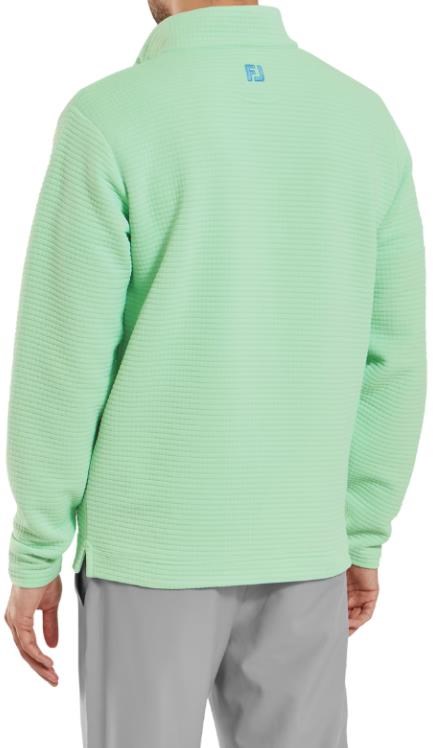FootJoy Quilt Texture Chill-Out Herren Sweatshirt, hellgrün