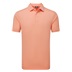 FootJoy Stretch Pique Solid Athletic Fit Herren Poloshirt, papaya