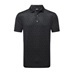 FootJoy Raker Print Lisle Herren Poloshirt, schwarz