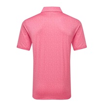 FootJoy Raker Print Lisle Herren Poloshirt, rosa
