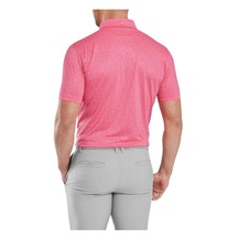 FootJoy Raker Print Lisle Herren Poloshirt, rosa