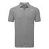 FootJoy Micro Feeder Stripe Lisle Herren Poloshirt, schwarz/weiss