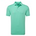 FootJoy Micro Feeder Stripe Lisle Herren Poloshirt, lagoon/mint