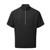 FootJoy Zephyr Short Sleeve Windshirt Herren Jacke, schwarz