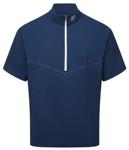 FootJoy Zephyr Short Sleeve Windshirt Herren Windjacke, Navy