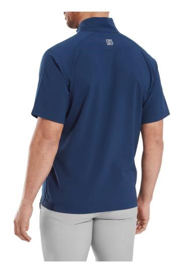 FootJoy Zephyr Short Sleeve Windshirt Herren Windjacke, Navy