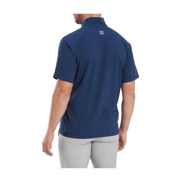 FootJoy Zephyr Short Sleeve Windshirt Herren Windjacke, Navy