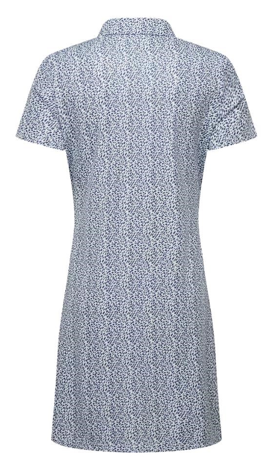 FootJoy Animal Print Damen Golfkleid, dunkelblau/weiss