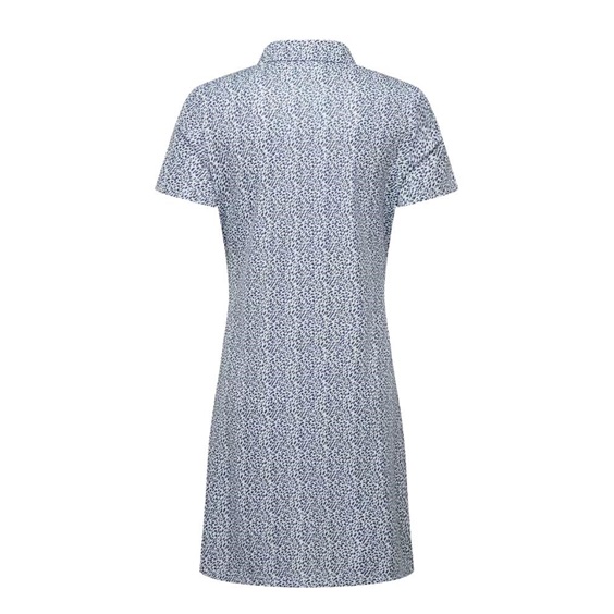 FootJoy Animal Print Damen Golfkleid, dunkelblau/weiss