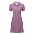 FootJoy Animal Print Damen Golfkleid, rosa/schwarz