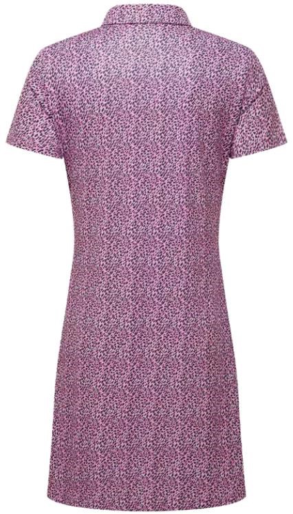 FootJoy Animal Print Damen Golfkleid, rosa/schwarz