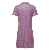 FootJoy Animal Print Damen Golfkleid, rosa/schwarz