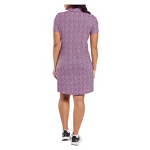 FootJoy Animal Print Damen Golfkleid, rosa/schwarz