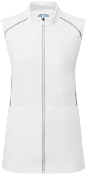 FootJoy TempoSeries Full-Zip Damen Weste, weiss/silber