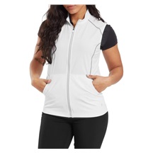 FootJoy TempoSeries Full-Zip Damen Weste, weiss/silber