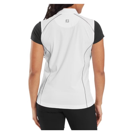 FootJoy TempoSeries Full-Zip Damen Weste, weiss/silber