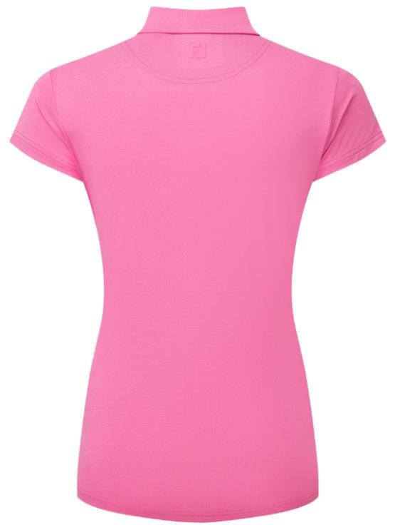 FootJoy Cap Sleeve Lisle Damen Poloshirt, rosa