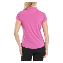 FootJoy Cap Sleeve Lisle Damen Poloshirt, rosa