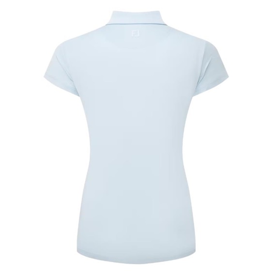 FootJoy Cap Sleeve Lisle Damen Poloshirt, skyway