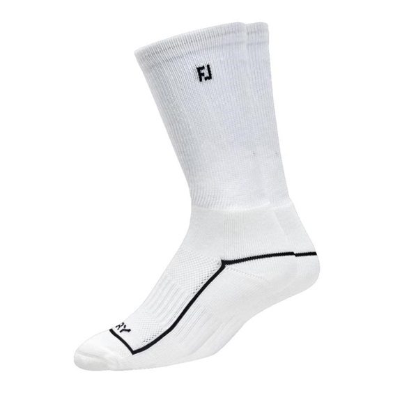 FootJoy ProDry Crew Damen Socken, 1Paar, weiss