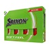 Srixon Soft Feel Brite Golfbälle, rot