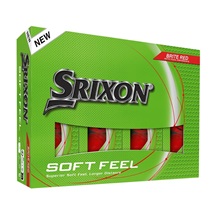 Srixon Soft Feel Brite Golfbälle, rot