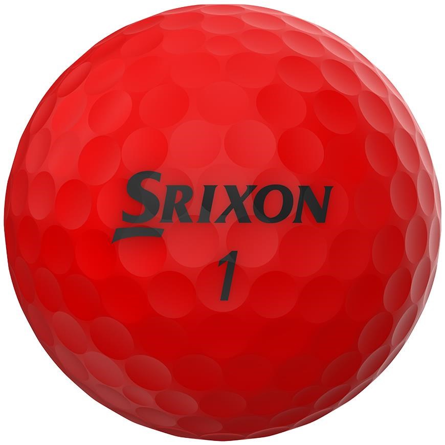 Srixon Soft Feel Brite Golfbälle, rot