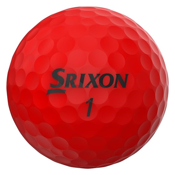 Srixon Soft Feel Brite Golfbälle, rot