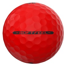Srixon Soft Feel Brite Golfbälle, rot