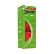 Srixon Soft Feel Brite Golfbälle, rot