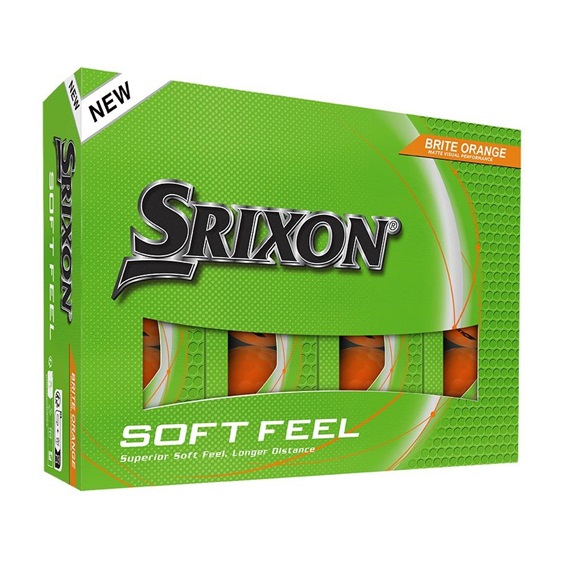 Srixon Soft Feel Brite Golfbälle, orange