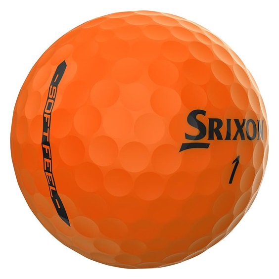 Srixon Soft Feel Brite Golfbälle, orange