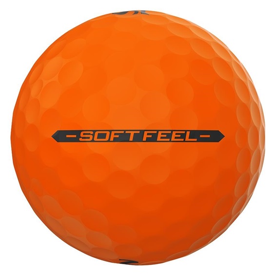 Srixon Soft Feel Brite Golfbälle, orange