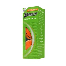 Srixon Soft Feel Brite Golfbälle, orange