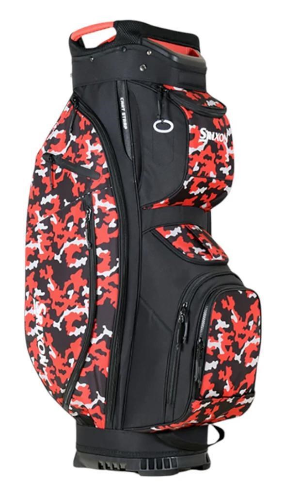 Srixon Premium Cartbag, black/red camo