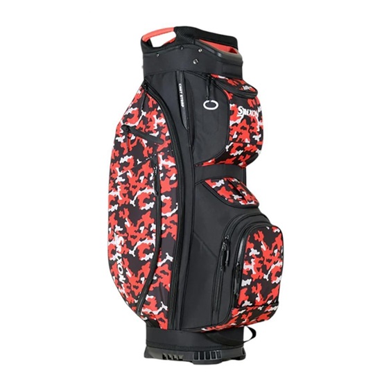 Srixon Premium Cartbag, black/red camo