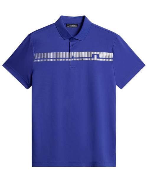J.Lindeberg Klas Herren Poloshirt, clematis blue