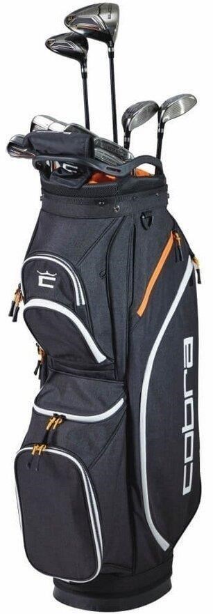 Cobra Fly XL Black Gold Herren Golfset, Graphit, LH + Cartbag