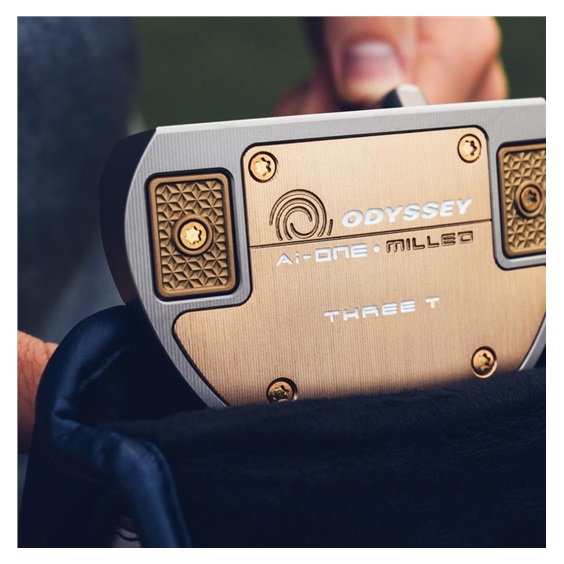 Odyssey Ai-ONE Silver Milled THREE T Putter