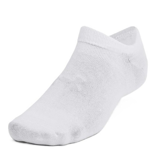 Under Armour Essential No Show Unisex Socken, 6Paar, weiss