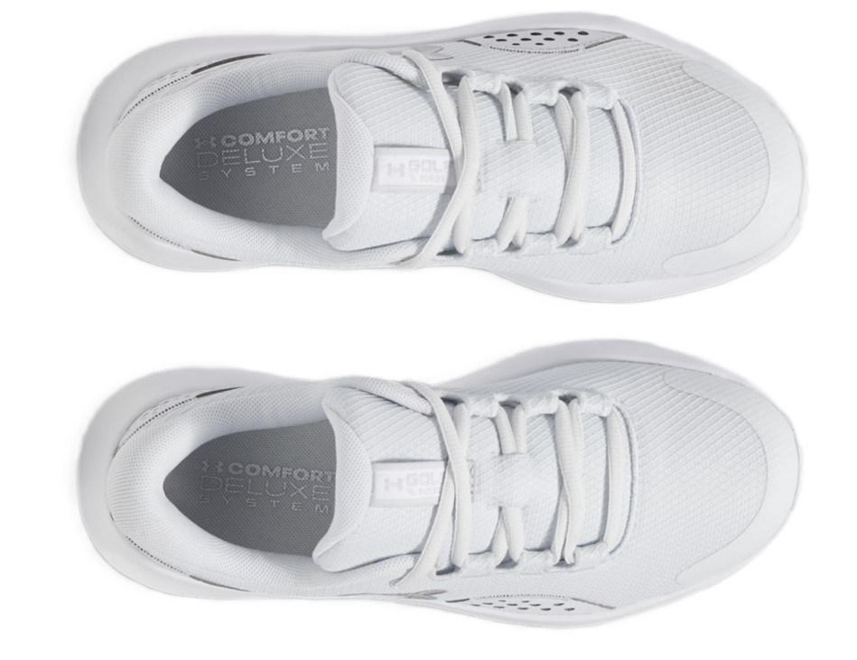 Under Armour Surge Golf Damen Golfschuhe, distant gray/white/metallic silver