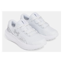 Under Armour Surge Golf Damen Golfschuhe, distant gray/white/metallic silver