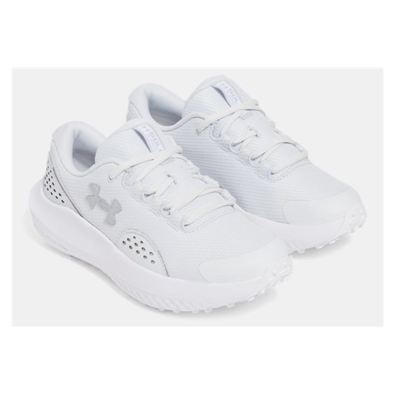 Under Armour Surge Golf Damen Golfschuhe, distant gray/white/metallic silver