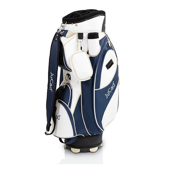 JuCad Style Cart Bag, weiss/blau