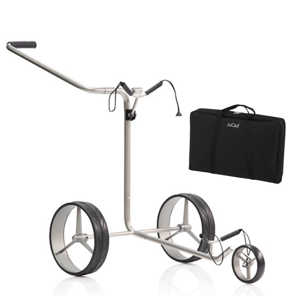 JuCad Titan 3-rädrig Manuell Golftrolley + Tragetasche