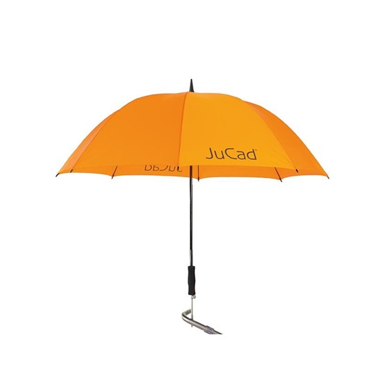 JuCad Teleskop-Golfschirm 68" mit Schirmstift, orange