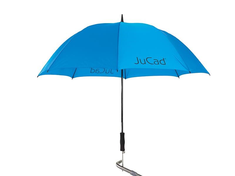 JuCad Teleskop-Golfschirm 68" mit Schirmstift, blau